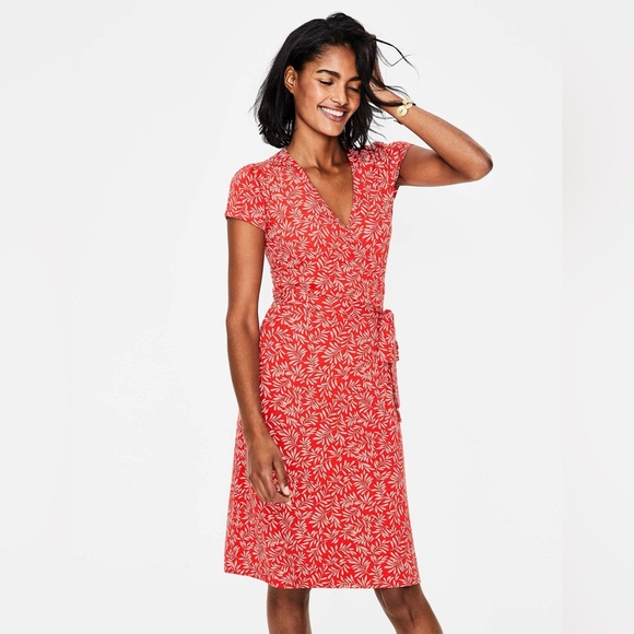 boden lara knitted dress Boden Red Lara Knitted Dress US Size 6 New with tags
